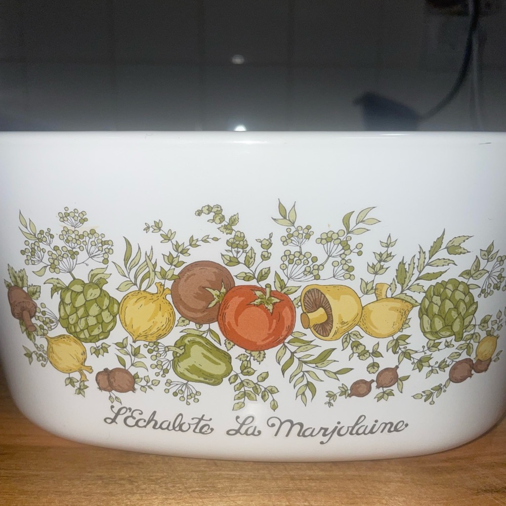 VINTAGE 3 QUART CORNINGWARE L’ECHALOTO LA MARJOLAINE A-3-B. - Picture 2 of 10
